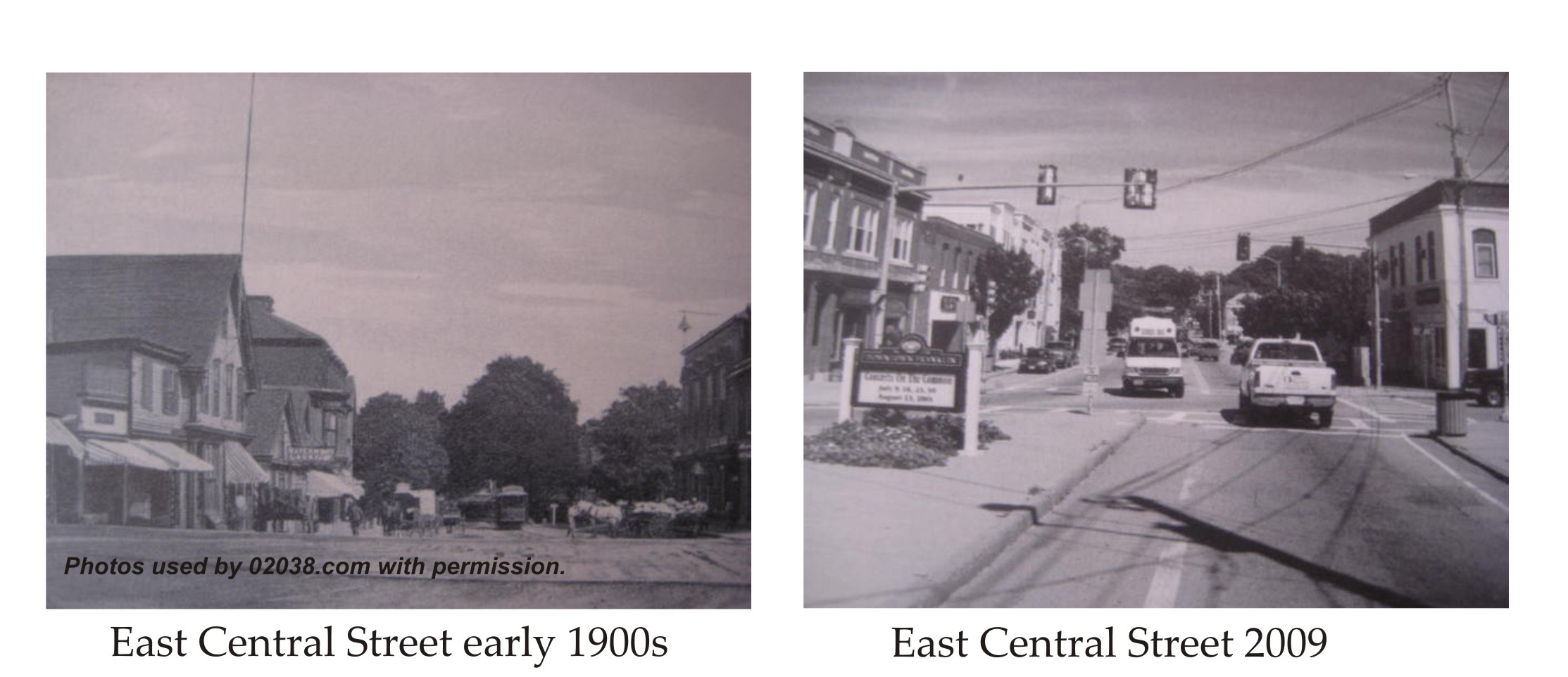 Rare vintage photos of Franklin, Massachusetts (MA) Frankin, MA
