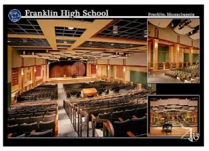 New Franklin MA High School - auditorium