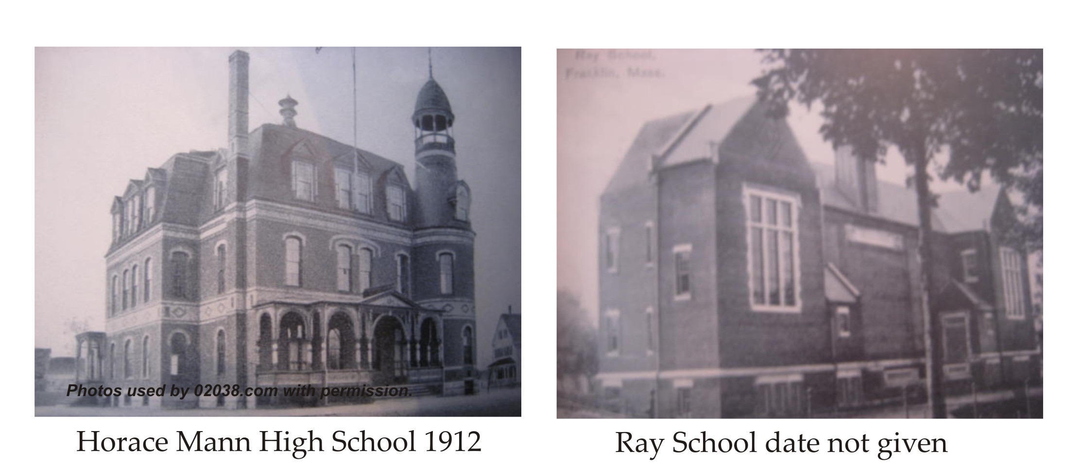 Rare vintage photos of Franklin, Massachusetts (MA) Franklin, MA