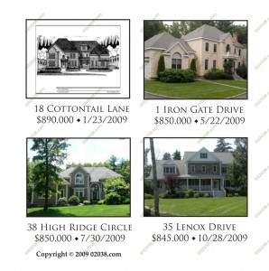 top franklin ma home sales 2009