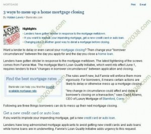 mortgage site