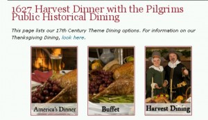 Dining at Plimouth Plantation