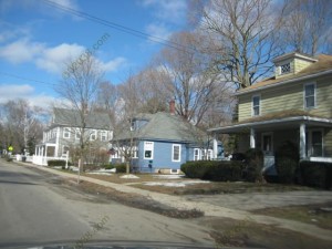 March 2011 snow melts Franklin MA