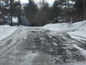 road deterioration Winterberry Dr Franklin MA