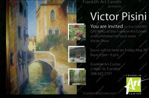 Franklin Art Center Franklin MA - gallery postcard