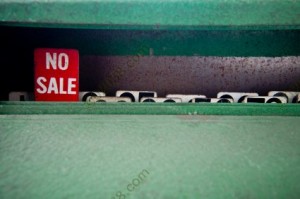 no sale