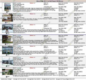 Stone Ridge Condos Franklin MA 1st half sales 2011