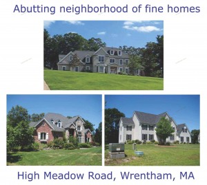 Badus Brook Crossing Wrentham-land for sale-abutting neighborhood