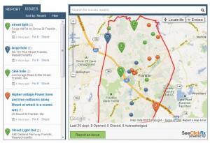 Franklin MA connect report problems