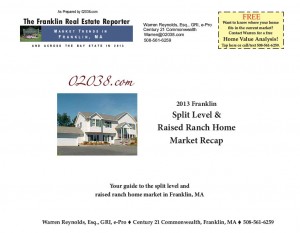 Frankln MA split home market recap 2013 cover